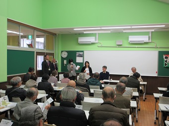 三上於菟吉没後80年記念講演　会場の様子